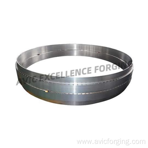 large size flange for pressure vessel equipment